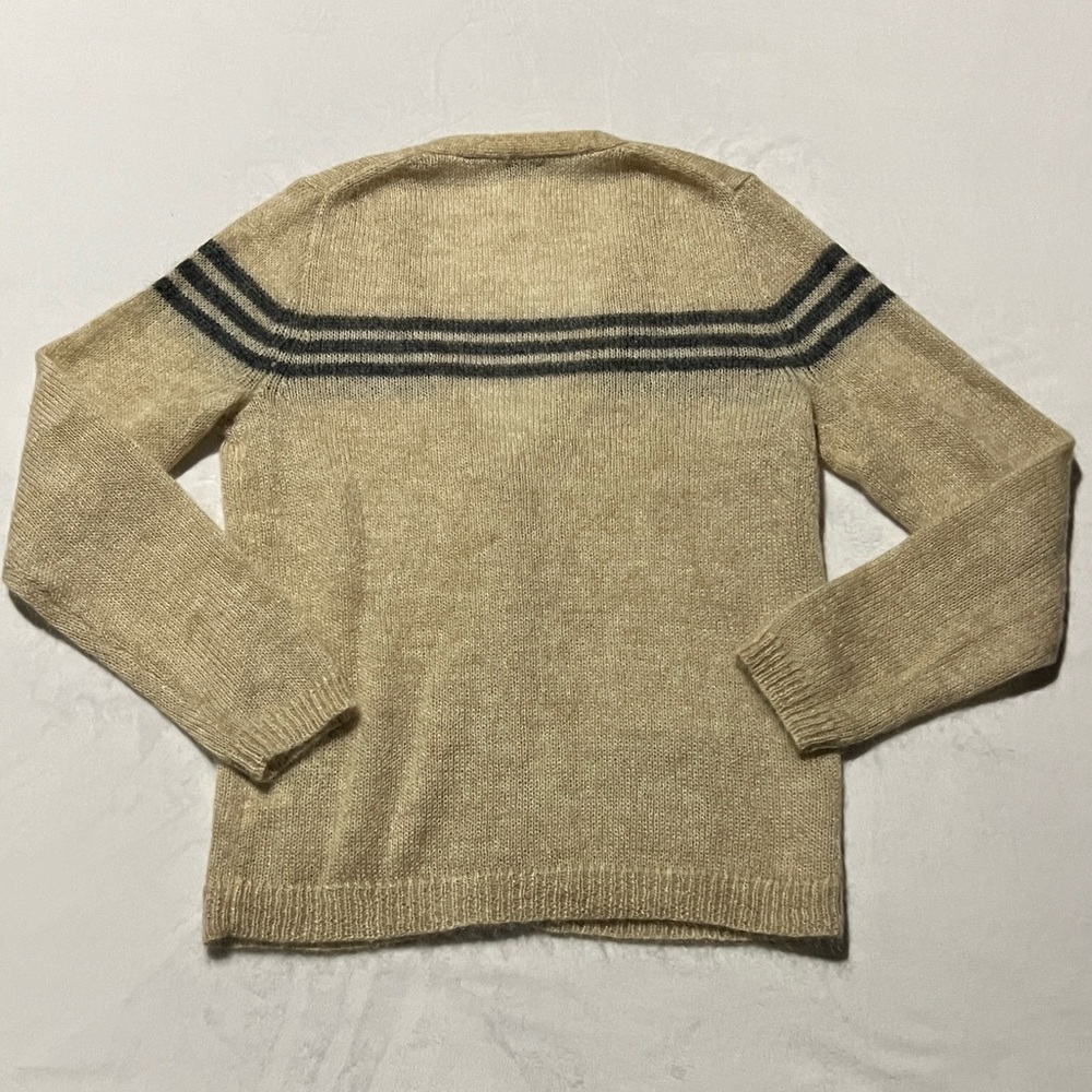 J. Crew vintage mohair cardigan preppy style collegiate - Picture 2 of 8